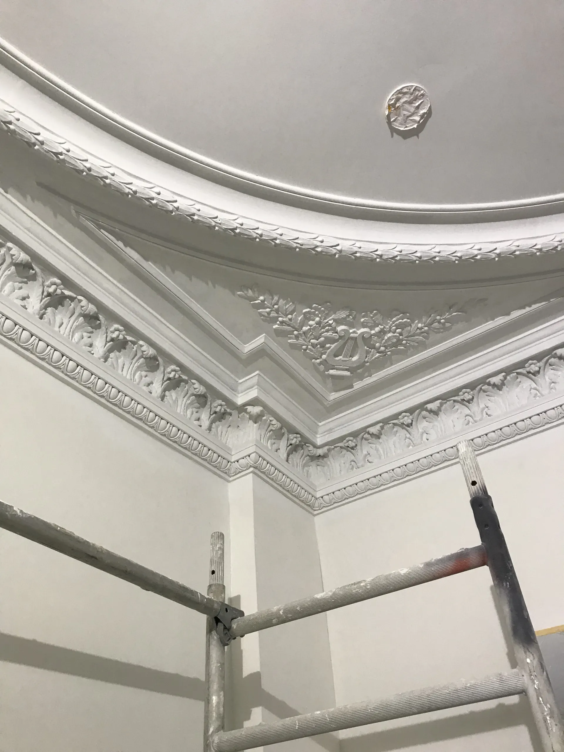 Restaurierung Stuck Innen in Wuppertal Friedrich-Ebert-Straße durch Stuckateurmeister Alexander Leubner 